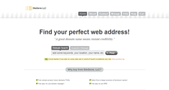 Desktop Screenshot of domains.sitegenie.com